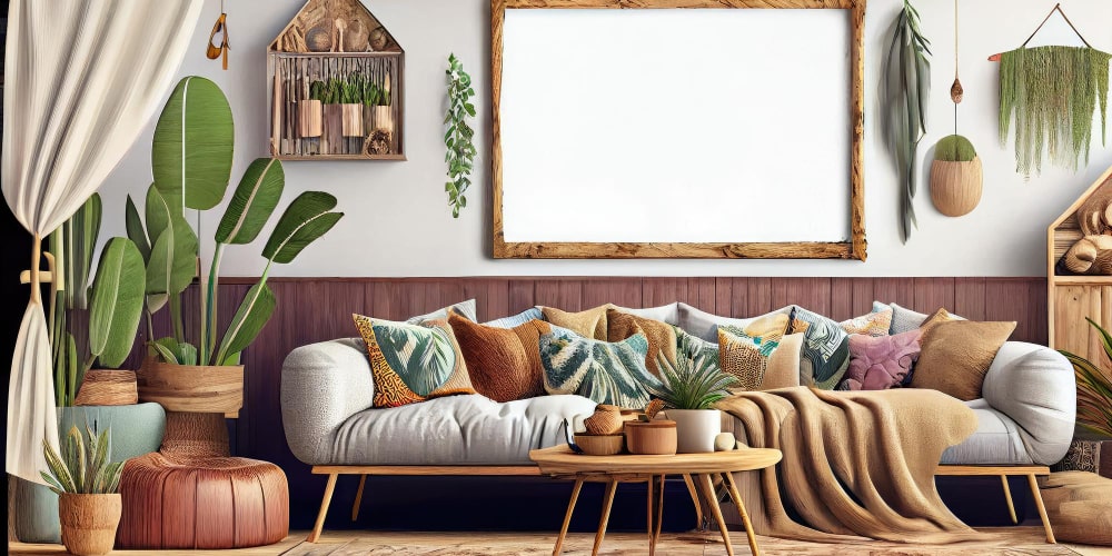 Why Custom Furniture Is A Good Idea: Bohemian-Inspired Living Room